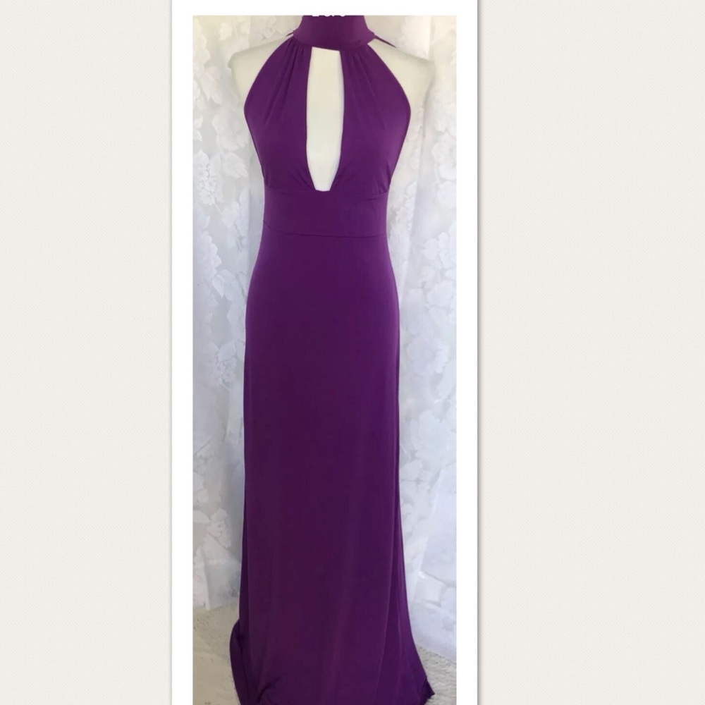 Moda International Keyhole Bridesmaid Prom Dress